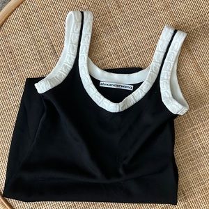 Alexander Wang alexanderwang.t
Jacquard Logo Trim Body-Con Dress